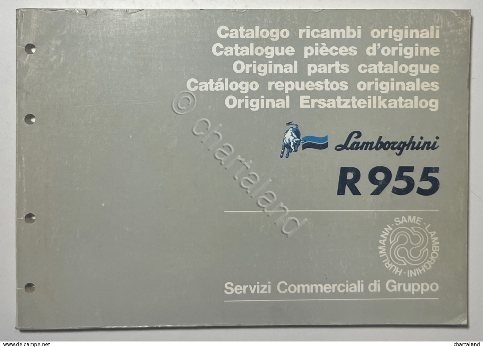 Catalogo Ricambi Originali Lamborghini Trattori - R 955 - Ed. 1987 - Other & Unclassified