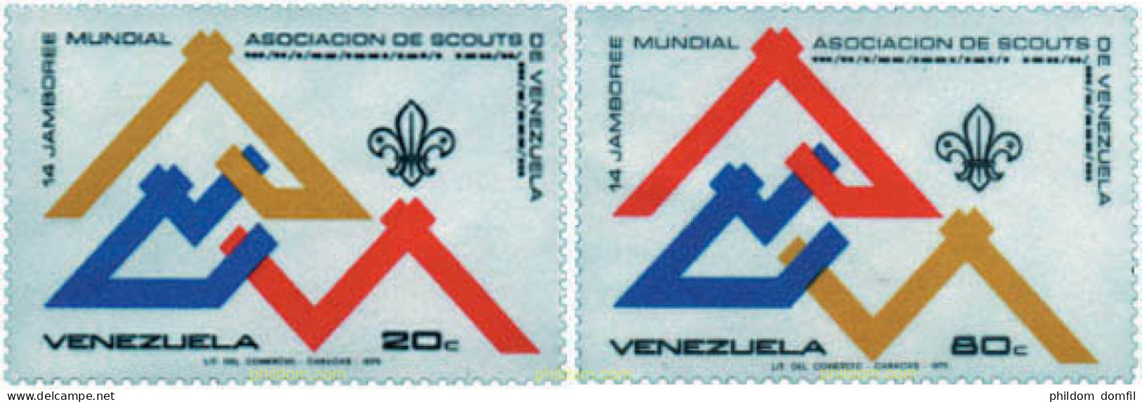 37866 MNH VENEZUELA 1975 14 JAMBOREE MUNDIAL EN NORUEGA - Venezuela