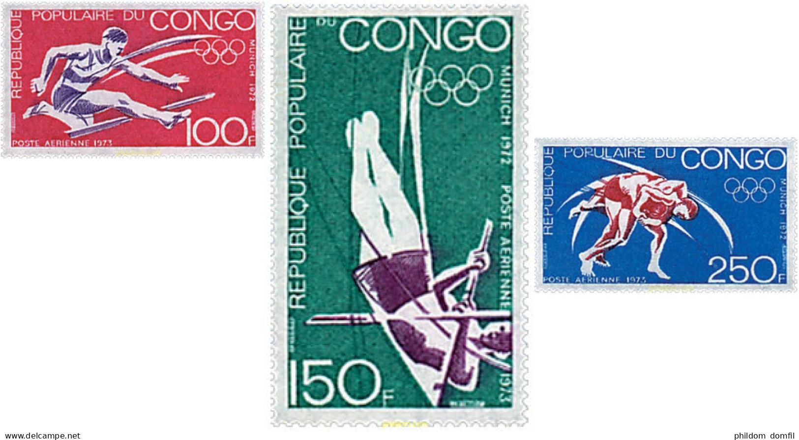73285 MNH CONGO 1973 20 JUEGOS OLIMPICOS VERANO MUNICH 1972 - Mint/hinged