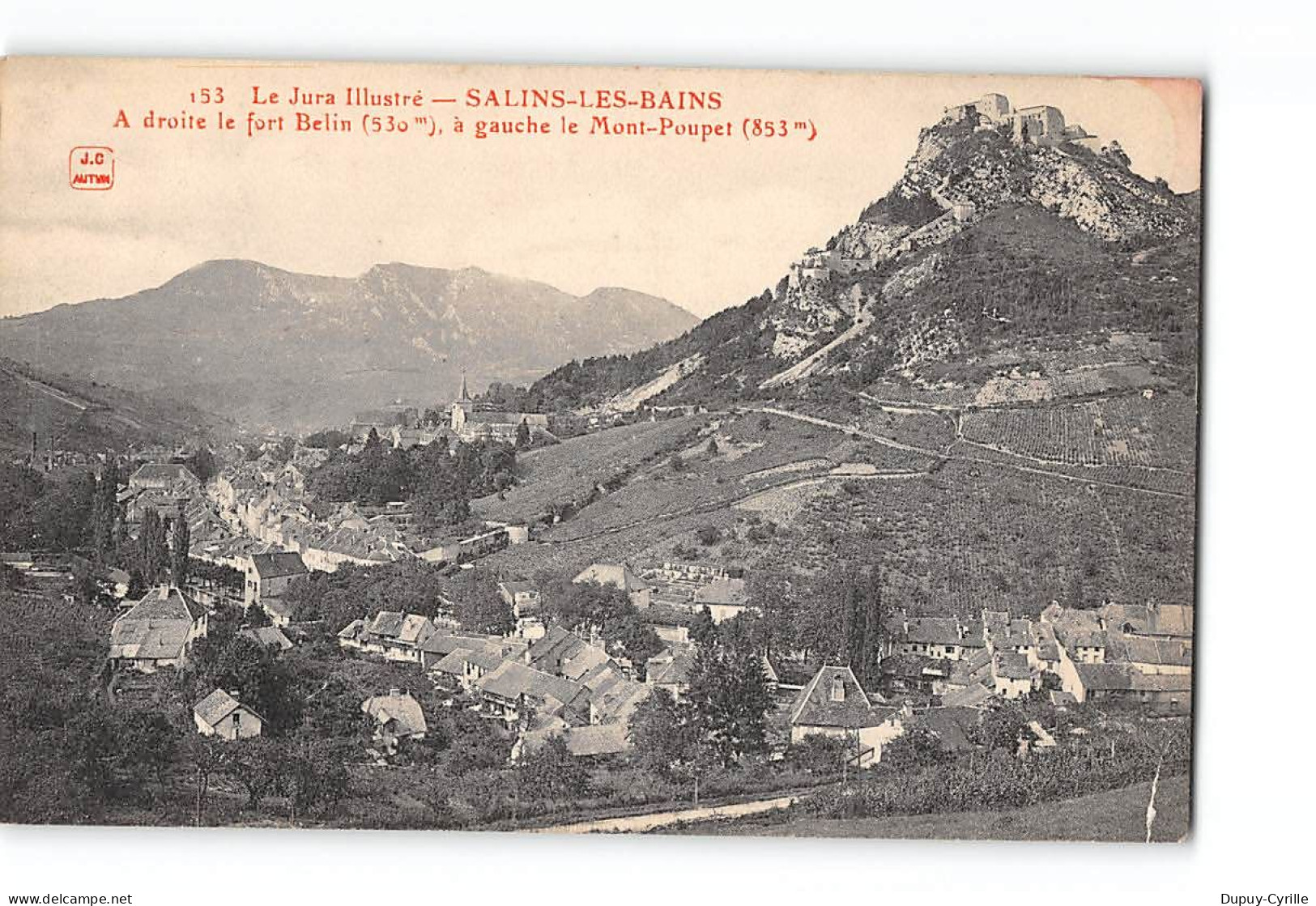 SALINS LES BAINS - Le Fort Belin - Le Mont Poupet - état - Autres & Non Classés