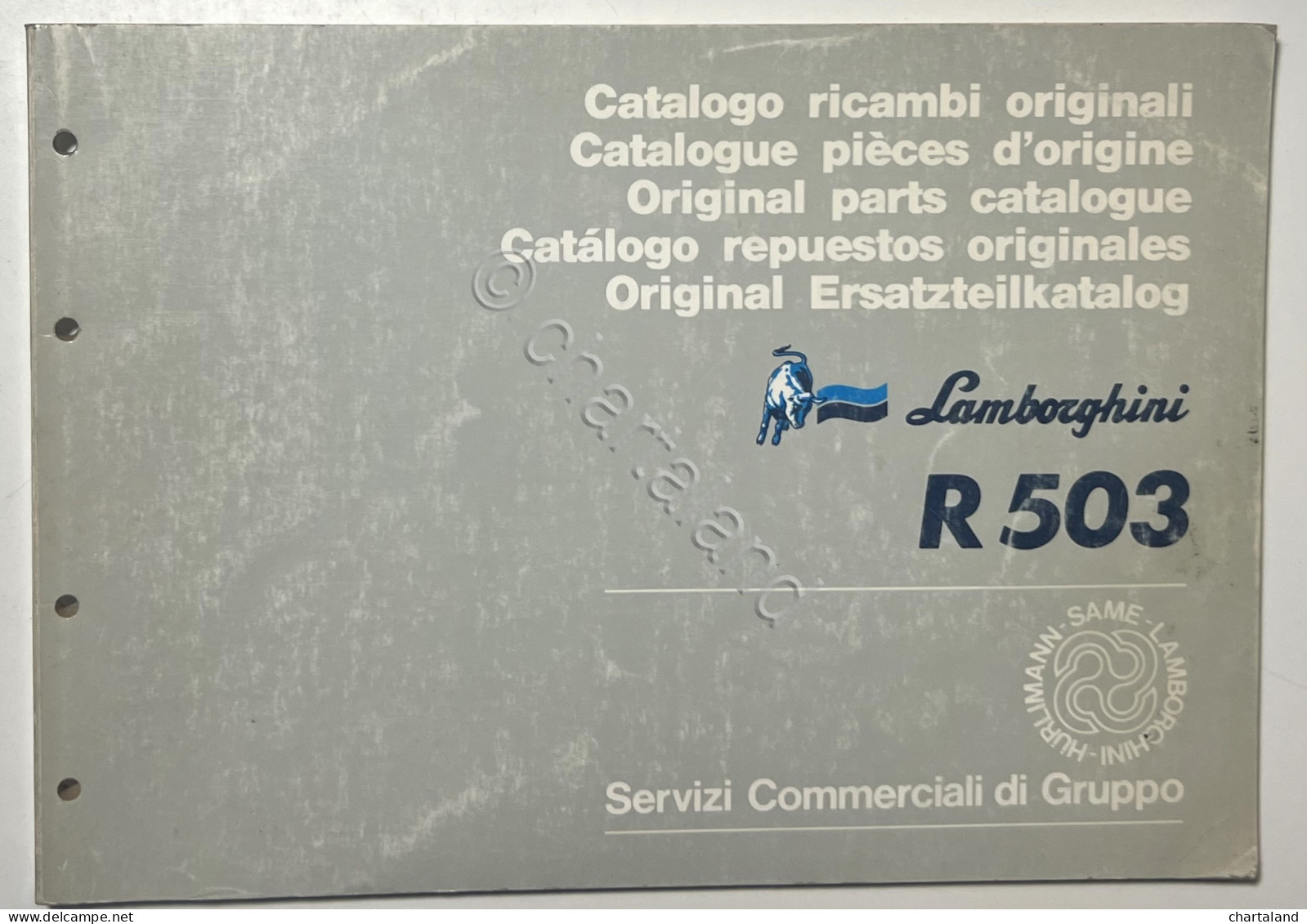 Catalogo Ricambi Originali Lamborghini Trattori - R 503 - Ed. 1987 - Andere & Zonder Classificatie