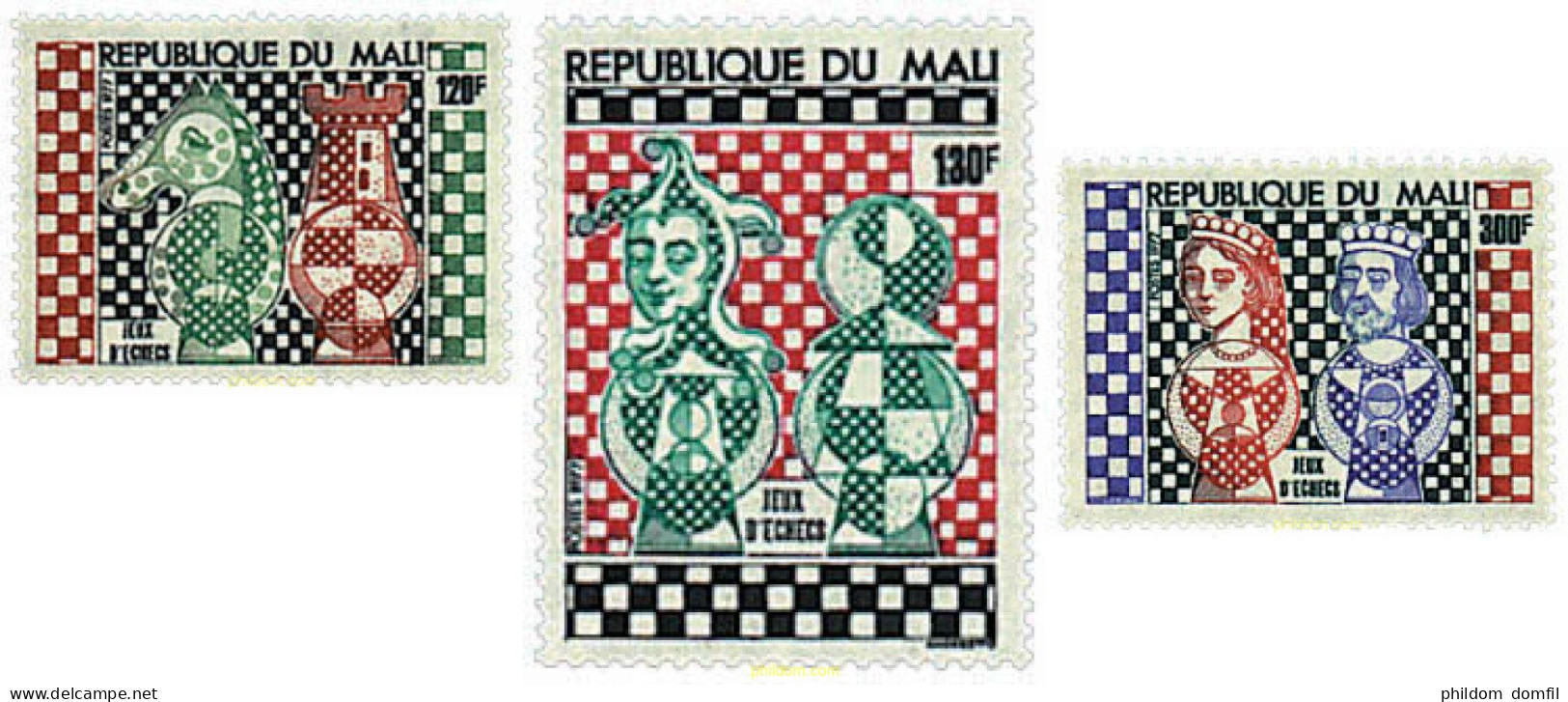 30723 MNH MALI 1977 AJEDREZ - Mali (1959-...)