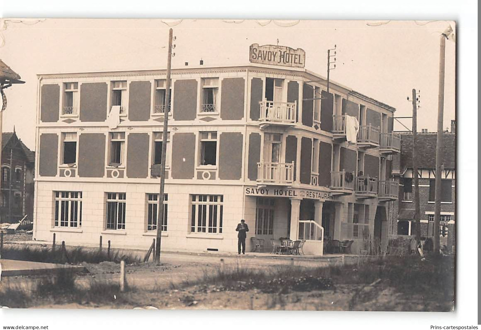 CPA 62 Merlimont Carte Photo Le Savoy Hôtel - Sonstige & Ohne Zuordnung