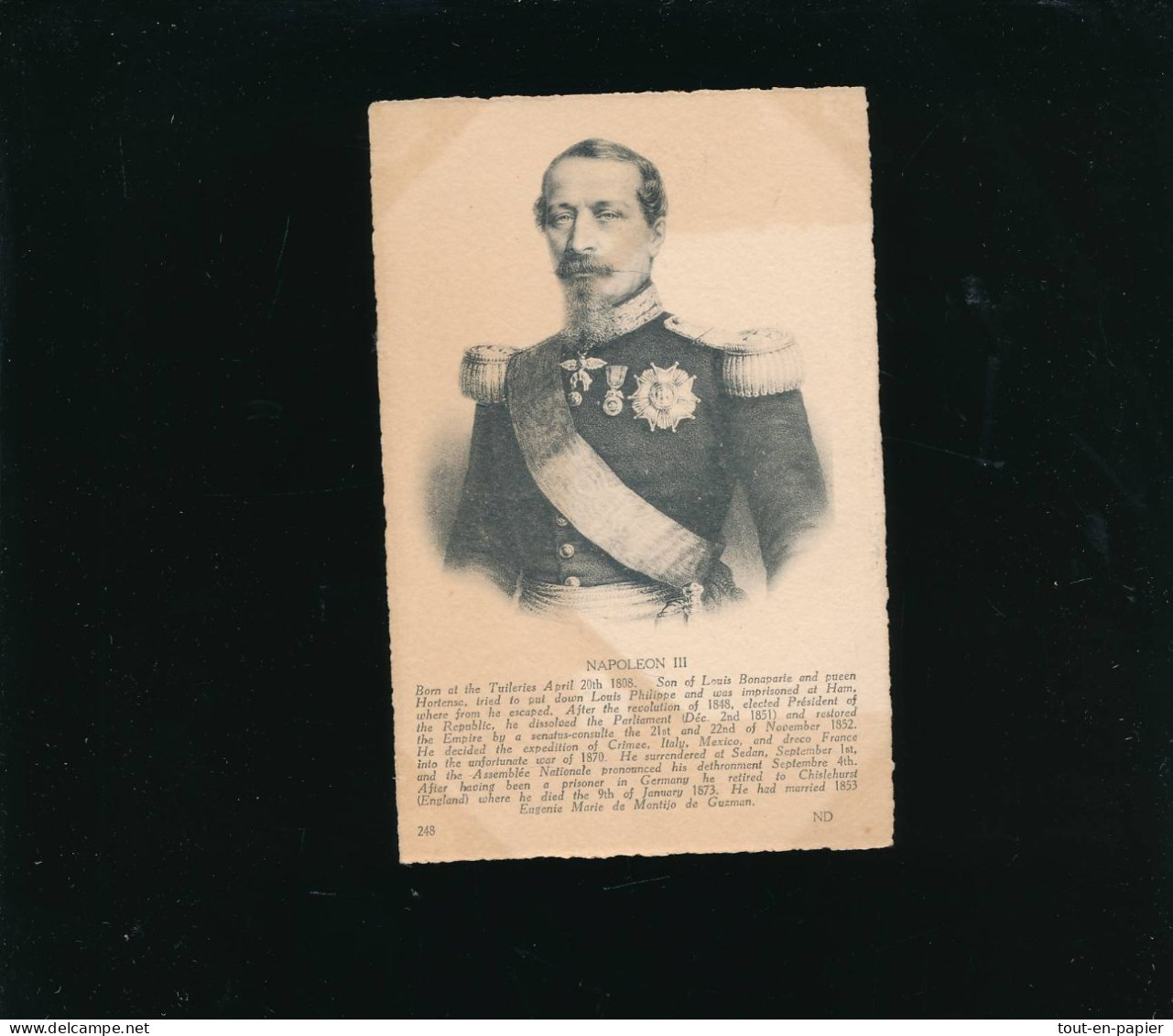 CPA  Histoire - Homme Célèbre - ND Photo - Napoléon III - Geschiedenis