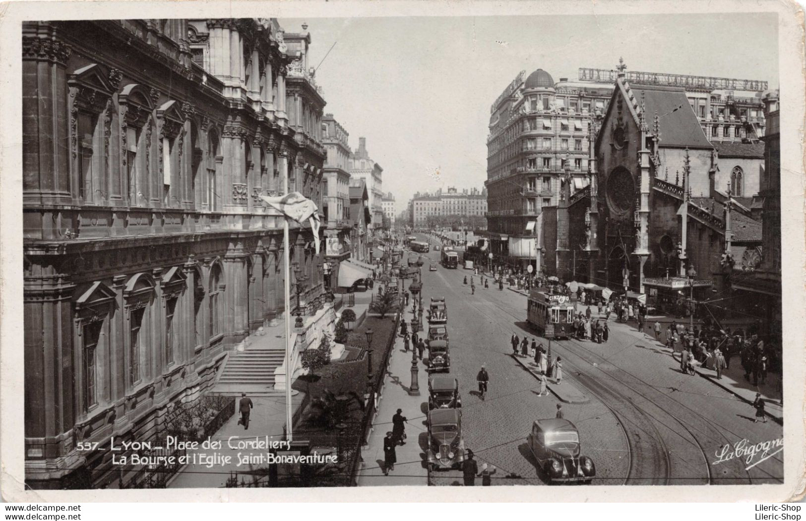 [69] LYON - Place Des Cordeliers  La Bourse Et L'Eglise Saint Bonaventure # Tramway # Automobiles ( ͡◕ ︵ ͡◕) ♠ - Lyon 2