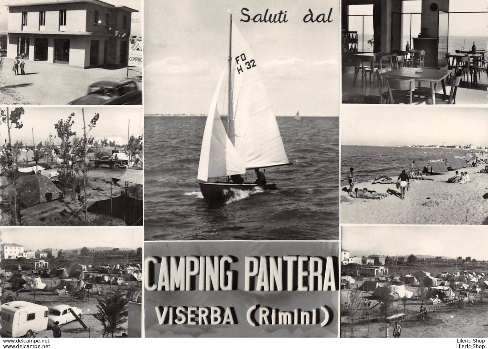 ITALIA INTERNAZIONALE CAMPING " PANTERA" VISERBA - RIMINI  ± 1950 ( ͡♥ ͜ʖ ͡♥) ♥ - Rimini