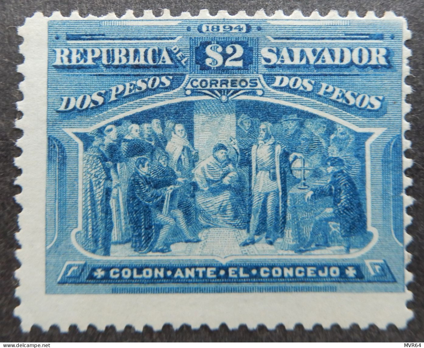 El Salvador 1894 (3) Columbus - El Salvador