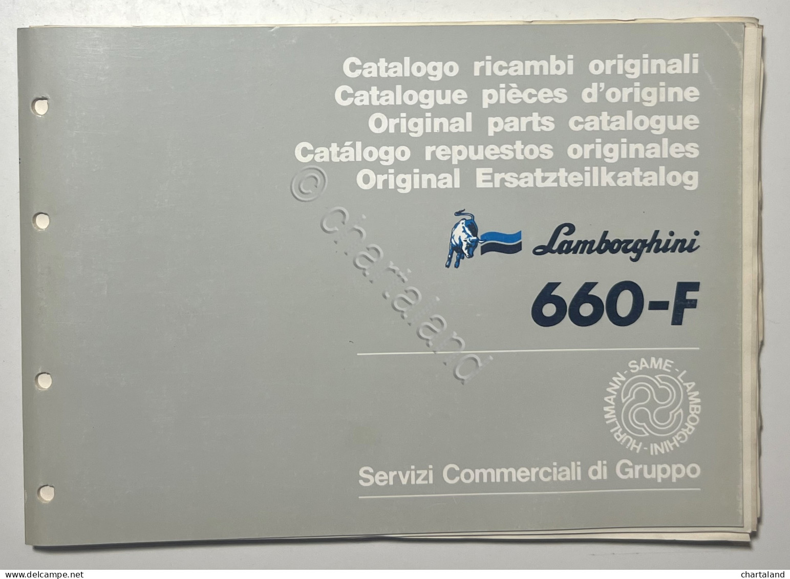 Catalogo Ricambi Originali Lamborghini Trattori - 660-F - Ed. 1989 - Other & Unclassified