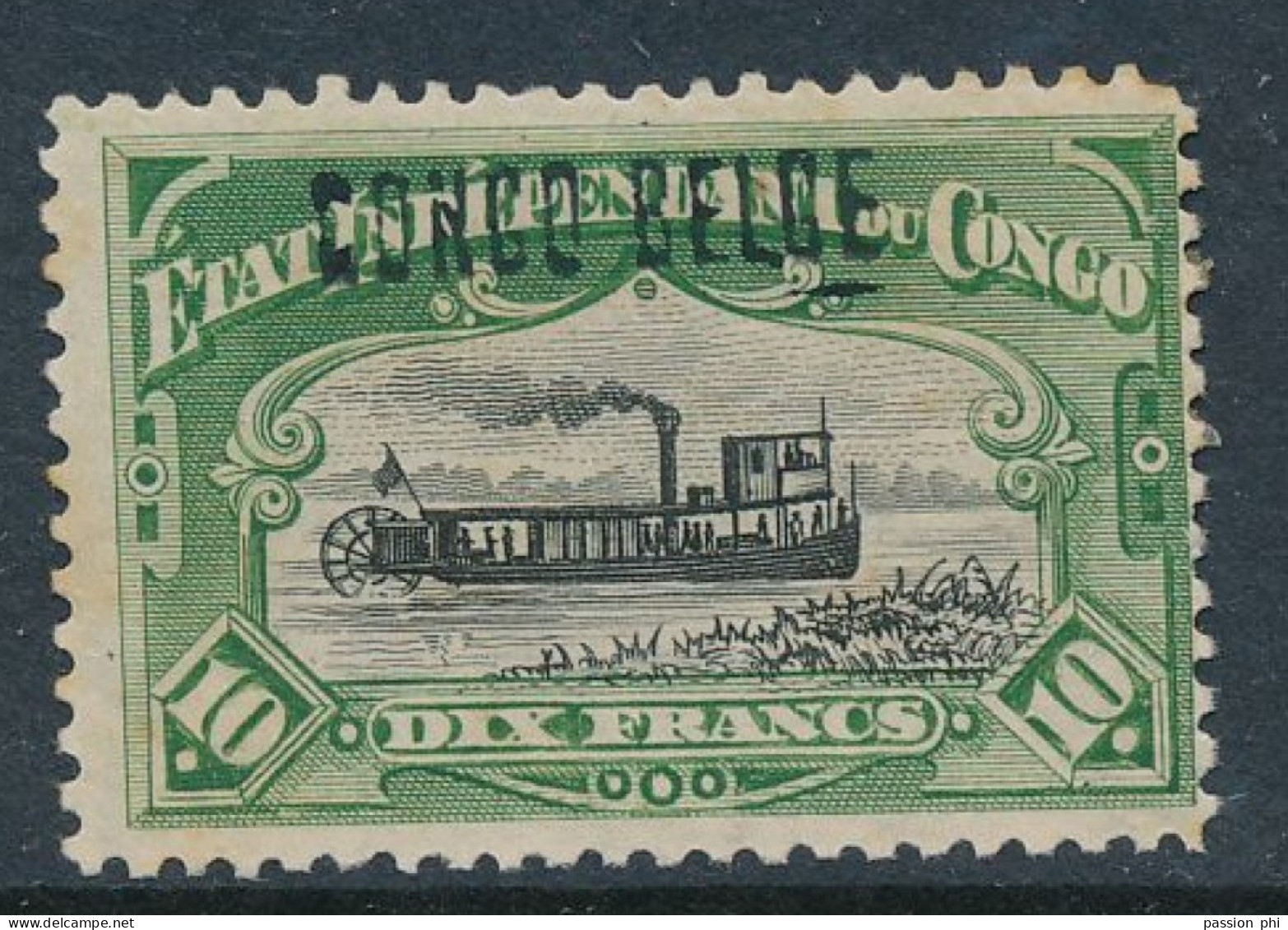 BELGIAN CONGO 1909 ISSUE COB 39 L1 LH - Unused Stamps