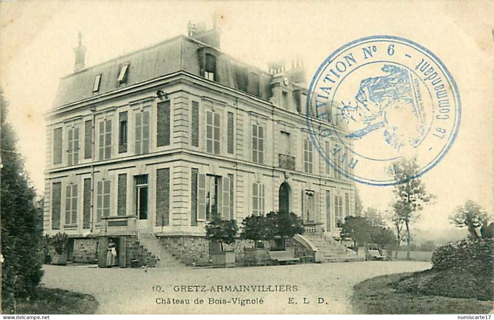 Cpa GRETZ ARMAINVILLIERS 77 Château De Bois Vignolé ( Boulevard Victor Hugo ) - Gretz Armainvilliers