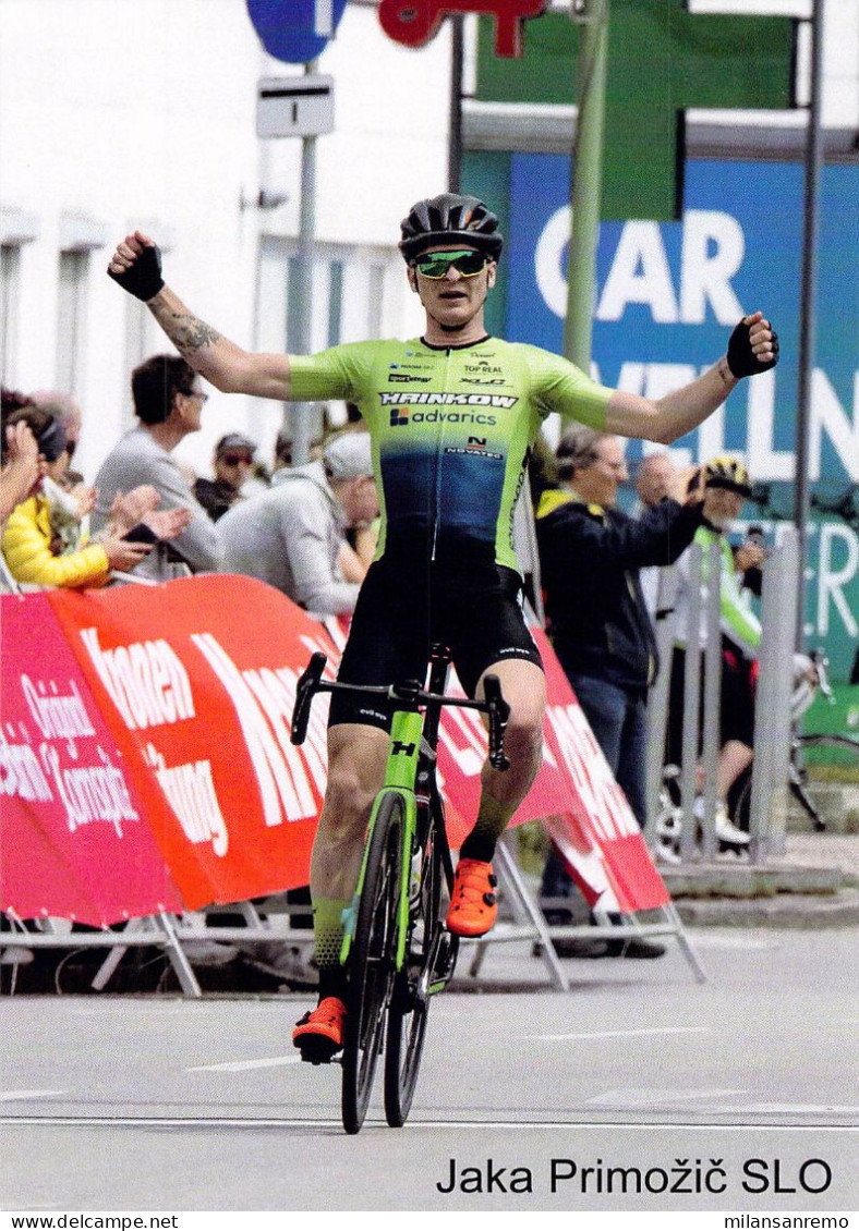 CYCLISME: CYCLISTE : EQUIPE HRINKOW 2023 : JAKA PRIMOZIC - Cycling