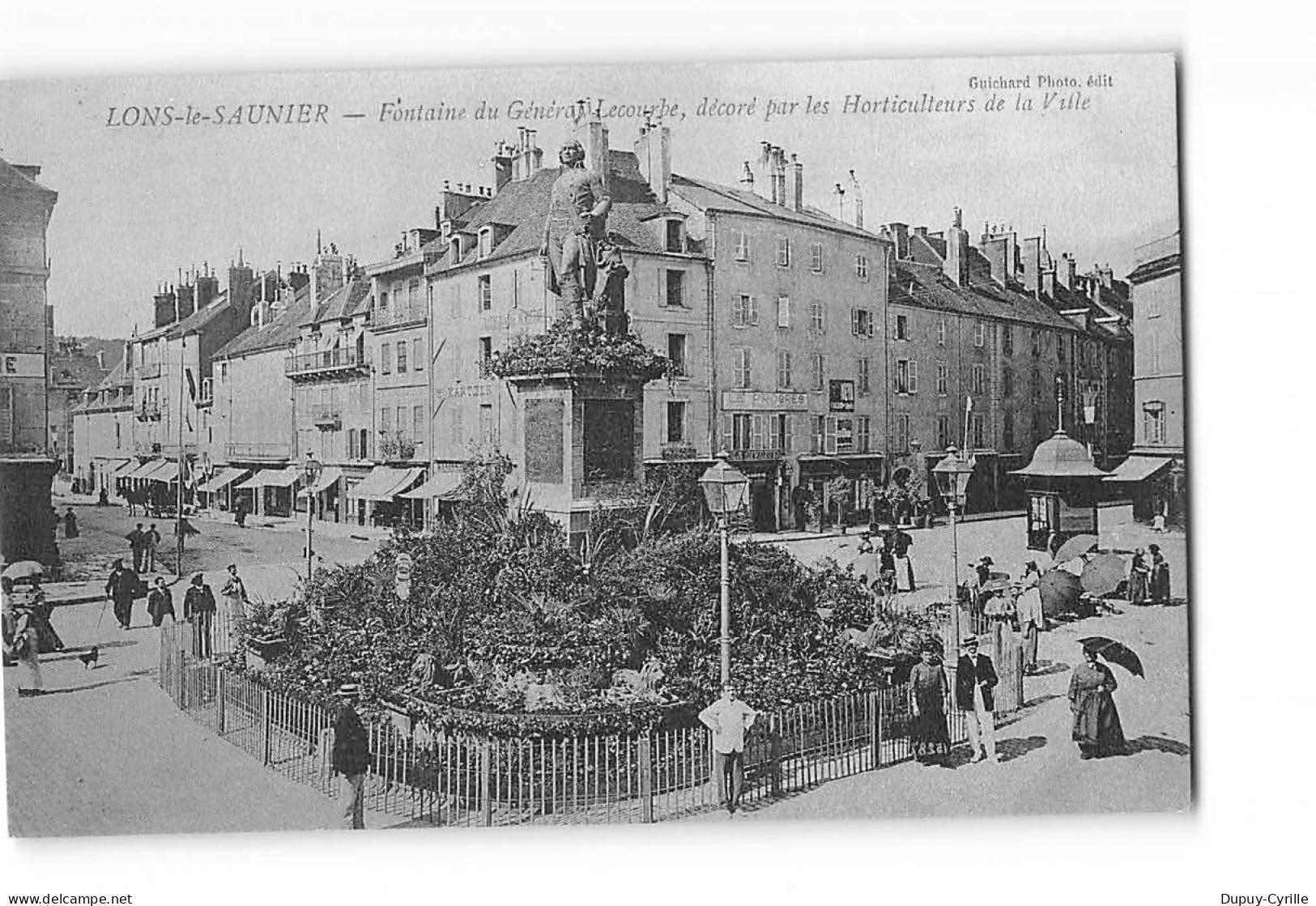 LONS LE SAUNIER - Fontaine Du Général Lecourbe - Très Bon état - Lons Le Saunier