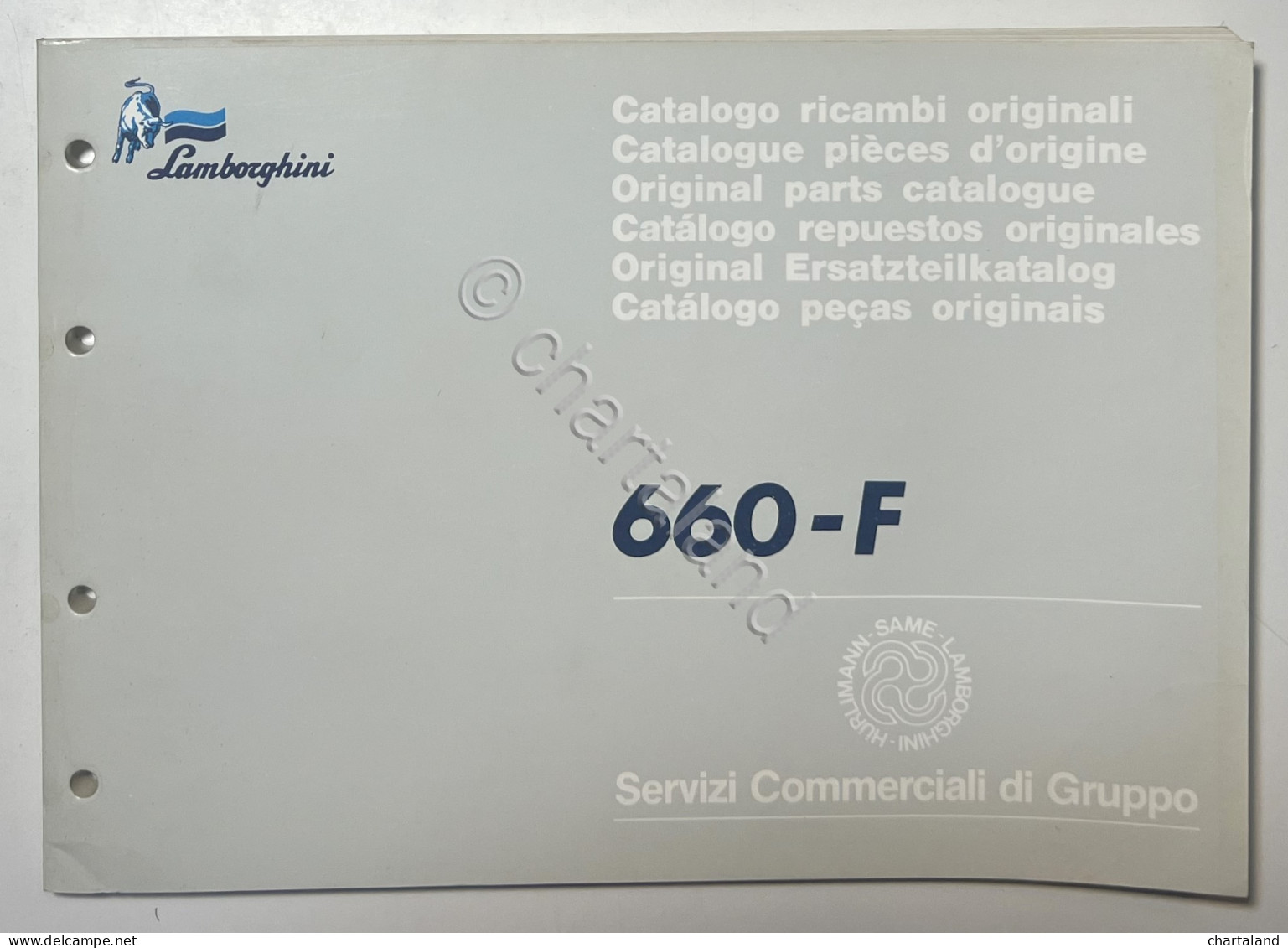 Catalogo Ricambi Originali Lamborghini Trattori - 660-F - Ed. 1990 - Andere & Zonder Classificatie