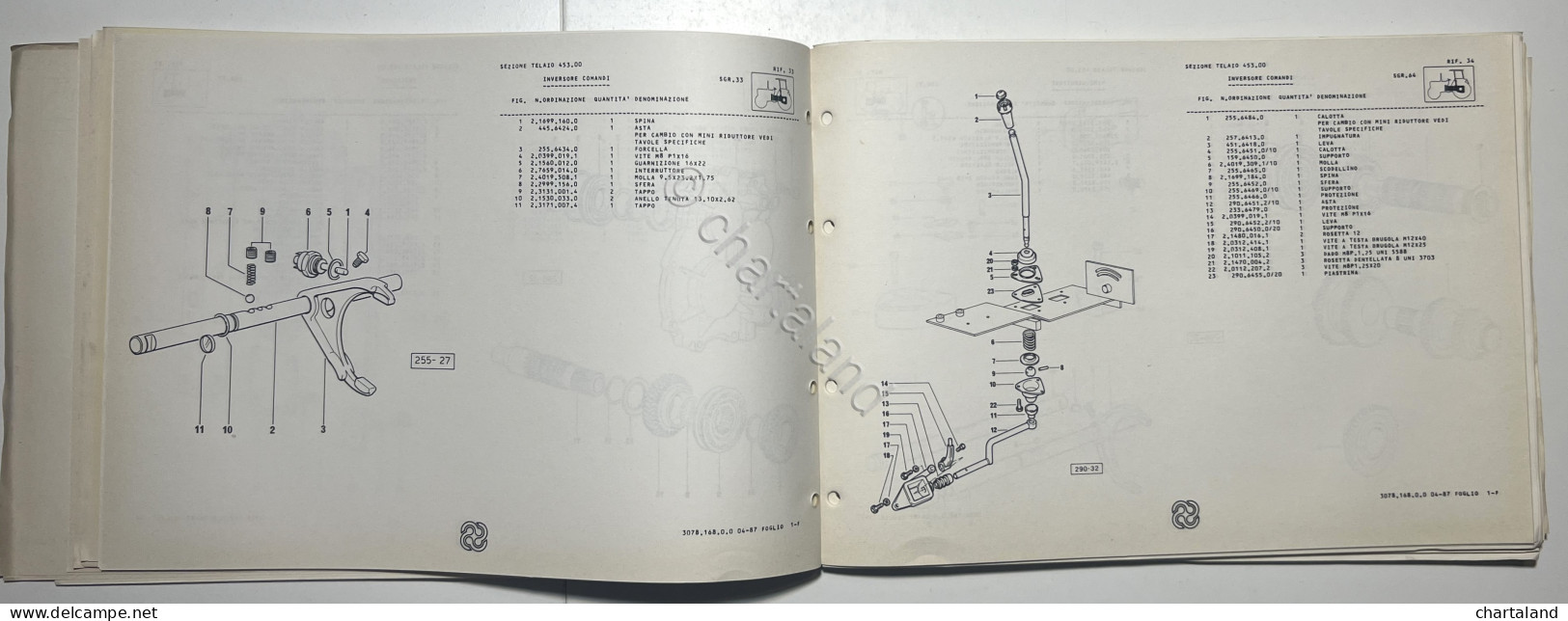 Catalogo Ricambi Originali Lamborghini Trattori - R 774-5 R 774-80N - Ed. 1987 - Other & Unclassified