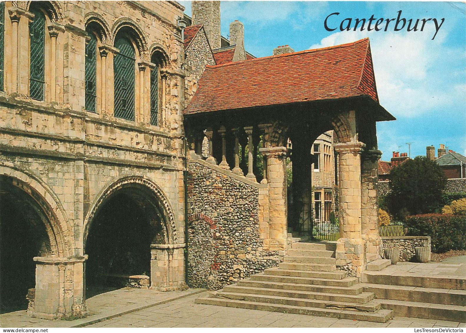 ROYAUME-UNI - Canterbury - The Norman Staircase - Canterbury Cathedral - Kent - Vue Panoramique - Carte Postale Ancienne - Canterbury