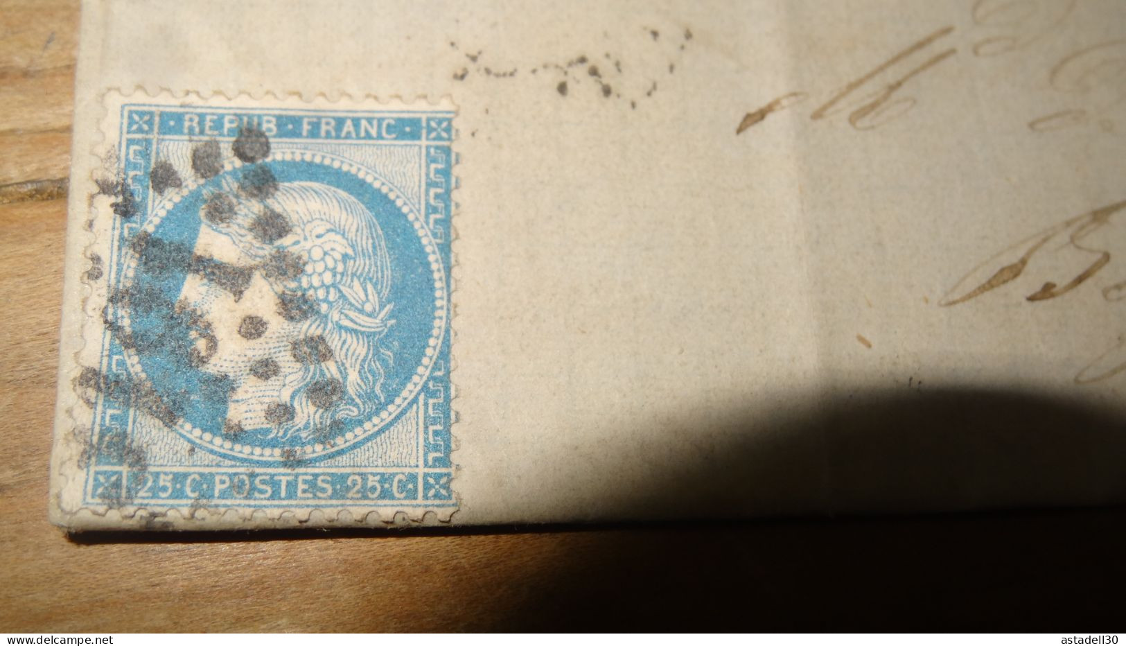 25c Bordeaux 60B Seul Sur Lettre , ROMANS 1874  ................... E3-83 - 1871-1875 Ceres