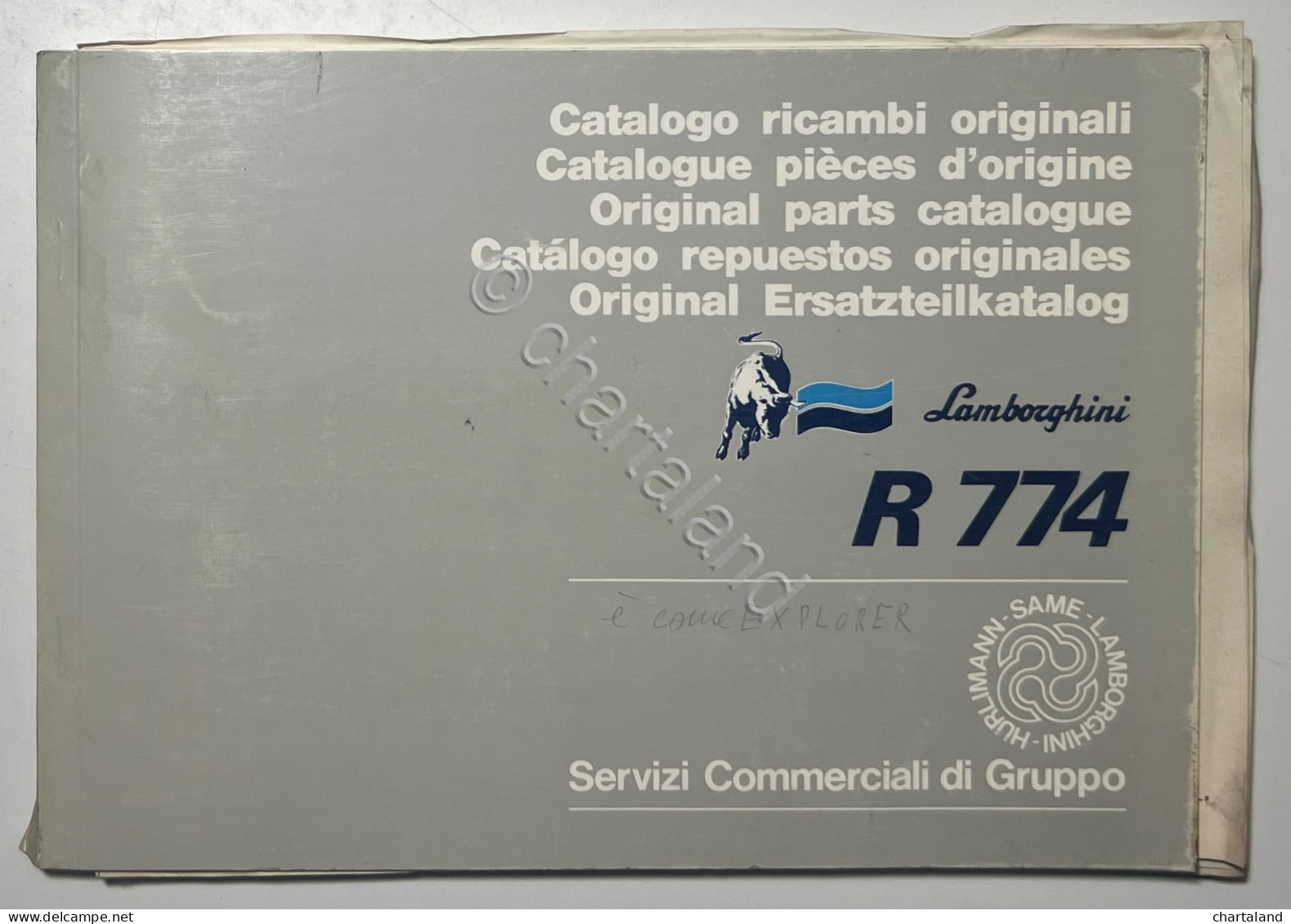 Catalogo Ricambi Originali Lamborghini Trattori - R 774 - Ed. 1985 Aggiornato - Other & Unclassified