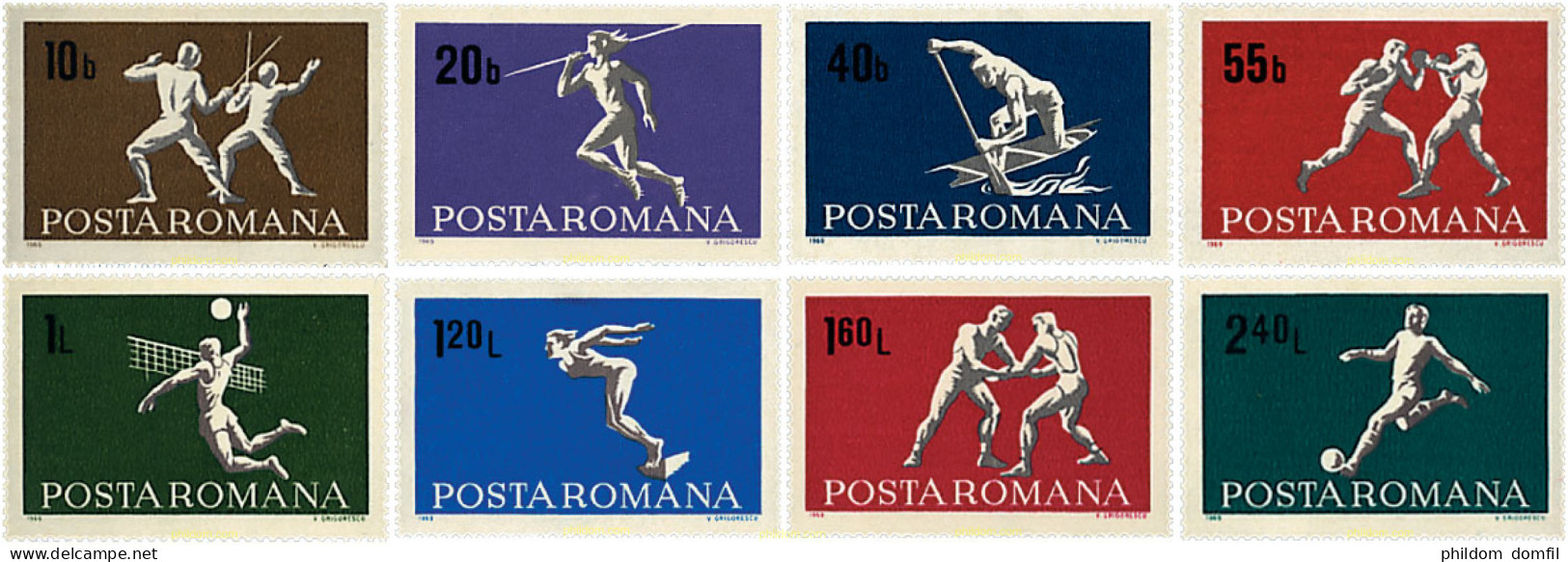 61941 MNH RUMANIA 1969 DEPORTES - Other & Unclassified
