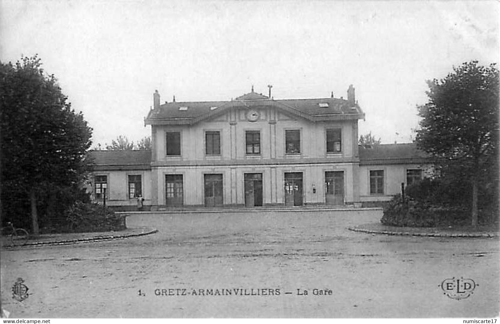 Cpa GRETZ ARMAINVILLIERS 77 La Gare - Gretz Armainvilliers