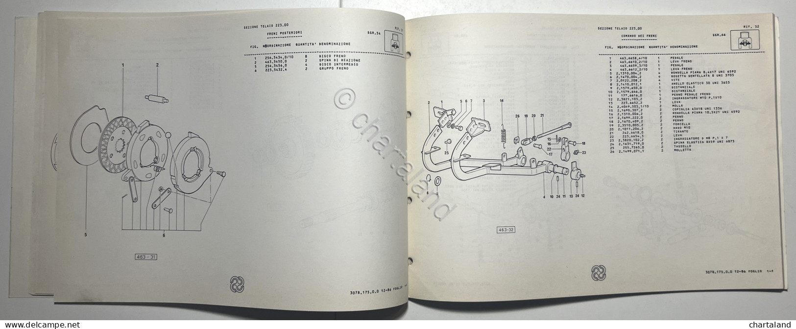 Catalogo Ricambi Originali Lamborghini Trattori - R 660-660 DT - Ed. 1987 - Autres & Non Classés