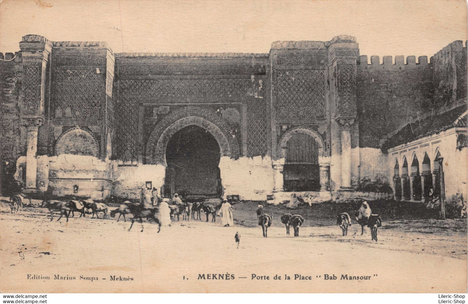 Maroc > Meknès - Porte De La Place "Bab Mansour" ( ͡◕ ︵ ͡◕) ♠ - Meknes
