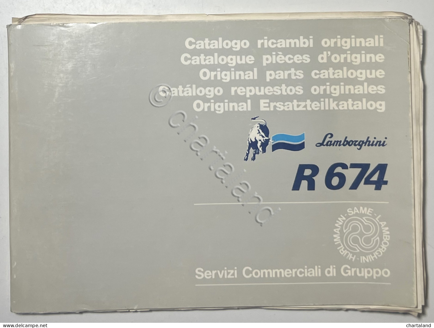 Catalogo Ricambi Originali Lamborghini Trattori - R 674 - Ed. 1985 - Autres & Non Classés