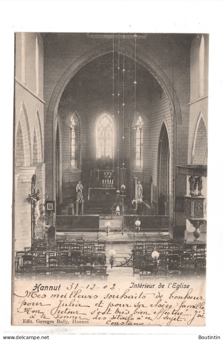 Hannut Intérieur De L'Eglise - Hannut