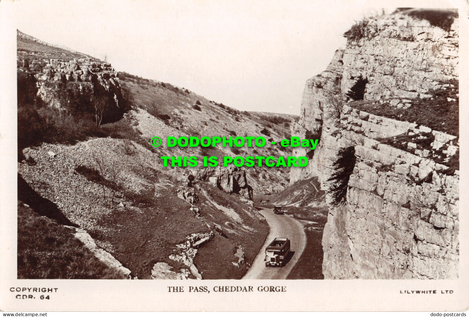 R466020 Cheddar Gorge. The Pass. Lilywhite - Monde