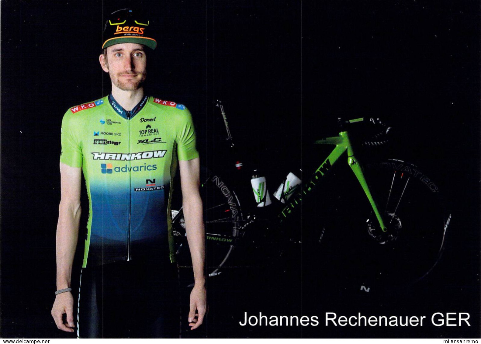 CYCLISME: CYCLISTE : EQUIPE HRINKOW 2023 : JOHANNES RECHENAUER - Cycling