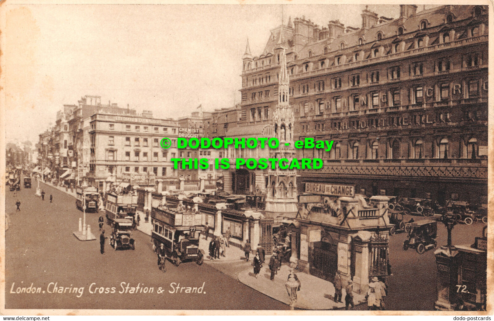 R466025 London. Charing Cross Station And Strand. J. Beagles - Other & Unclassified