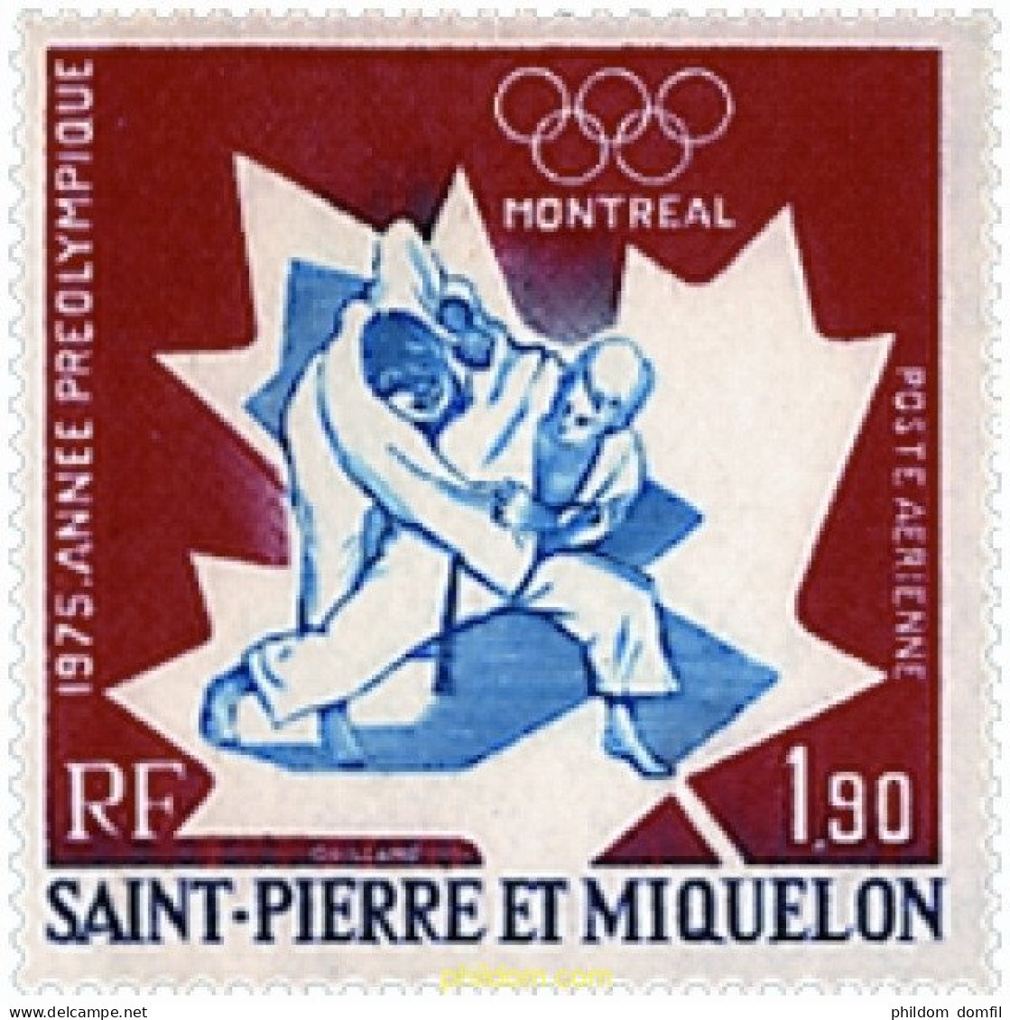 27021 MNH SAN PEDRO Y MIQUELON 1975 21 JUEGOS OLIMPICOS VERANO MONTREAL 1976 - Unused Stamps