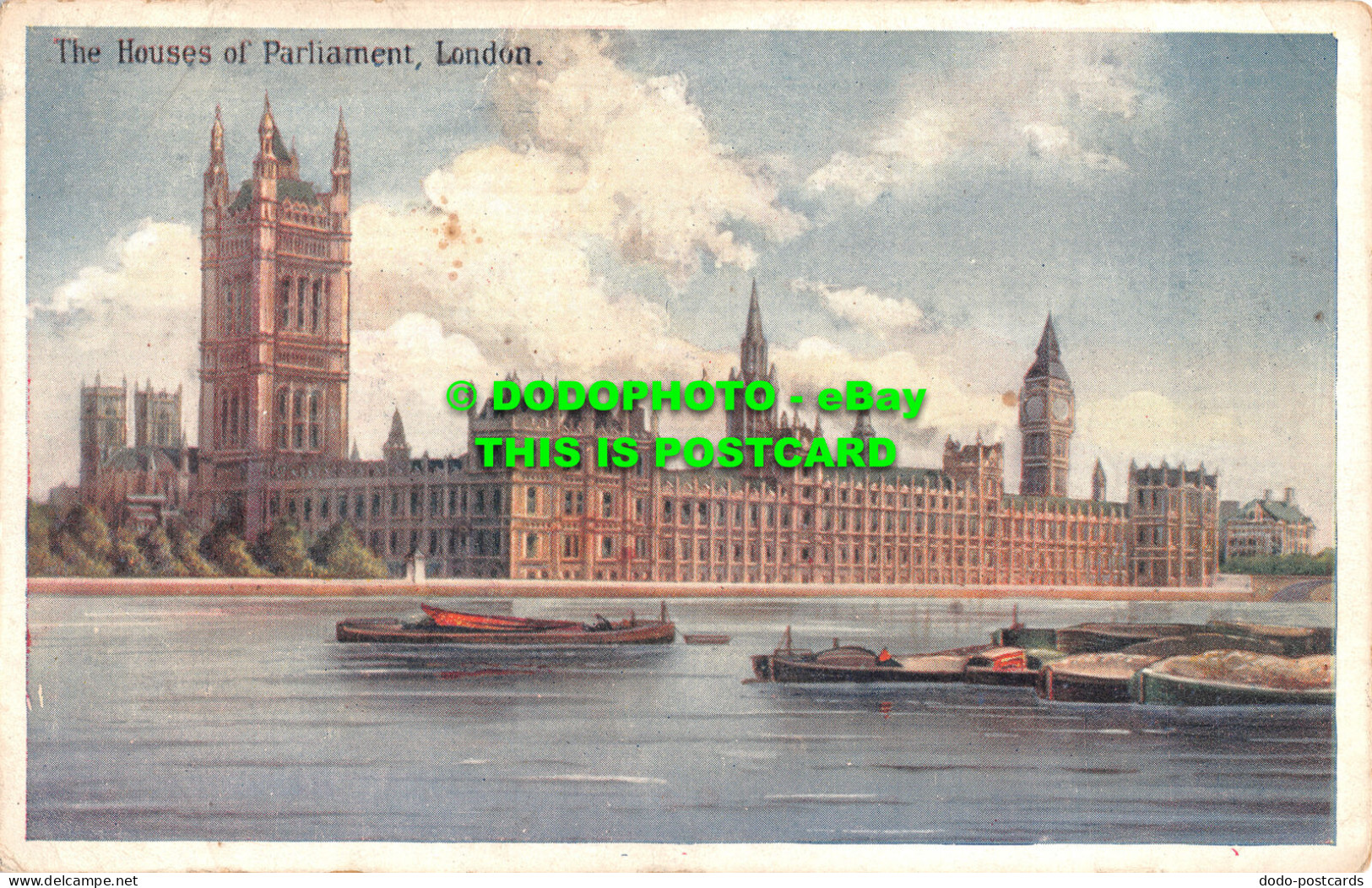 R466034 London. The Houses Of Parliament. Boots Cash Chemists - Other & Unclassified