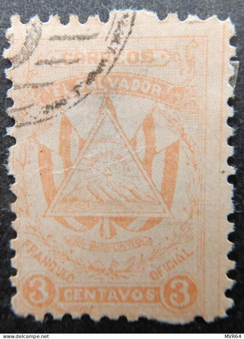 El Salvador 1897 (4)  Coat Of Arms - El Salvador