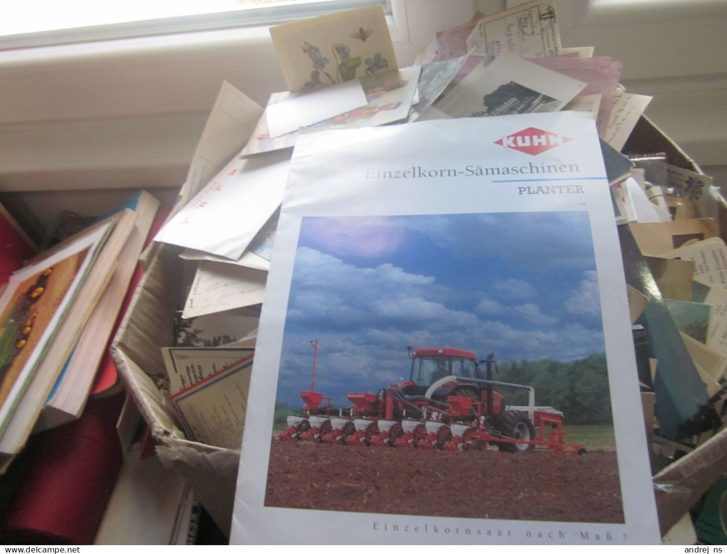 Kuhn Einzelkorn Samaschinen Planter Catalog Of Tractors And Agricultural Machinery - Advertising