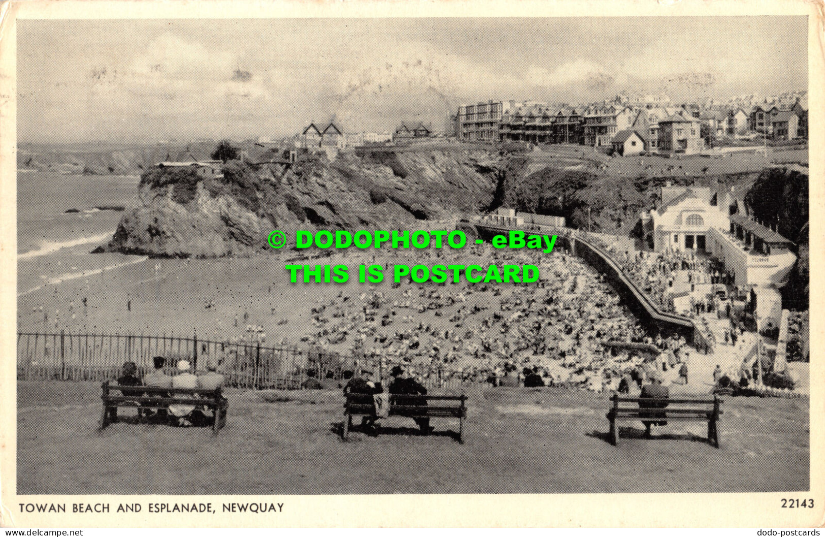 R466050 Newquay. Towan Beach And Esplanade. J. Salmon. 1954 - Monde