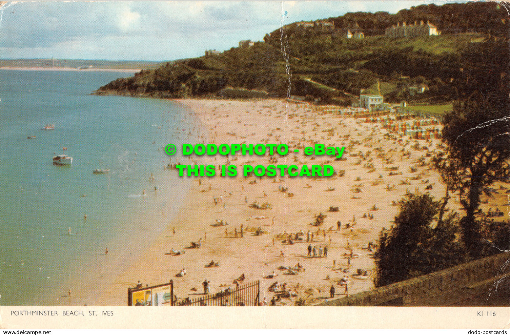 R466057 St. Ives. Porthminster Beach. Jarrold. Cotman Color. RP. 1953 - Monde