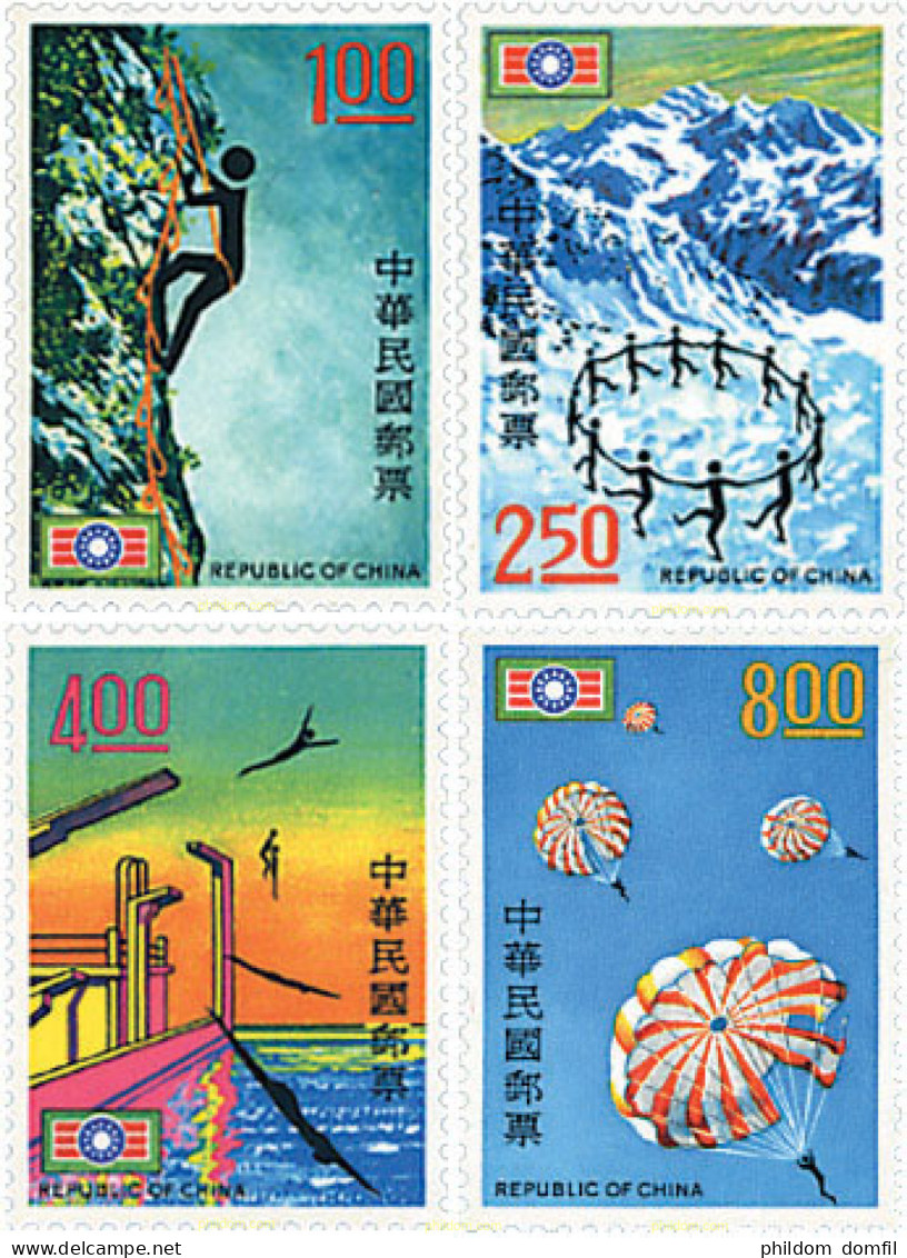 68347 MNH CHINA. FORMOSA-TAIWAN 1972 ACTIVIDADES DEPORTIVAS - Unused Stamps