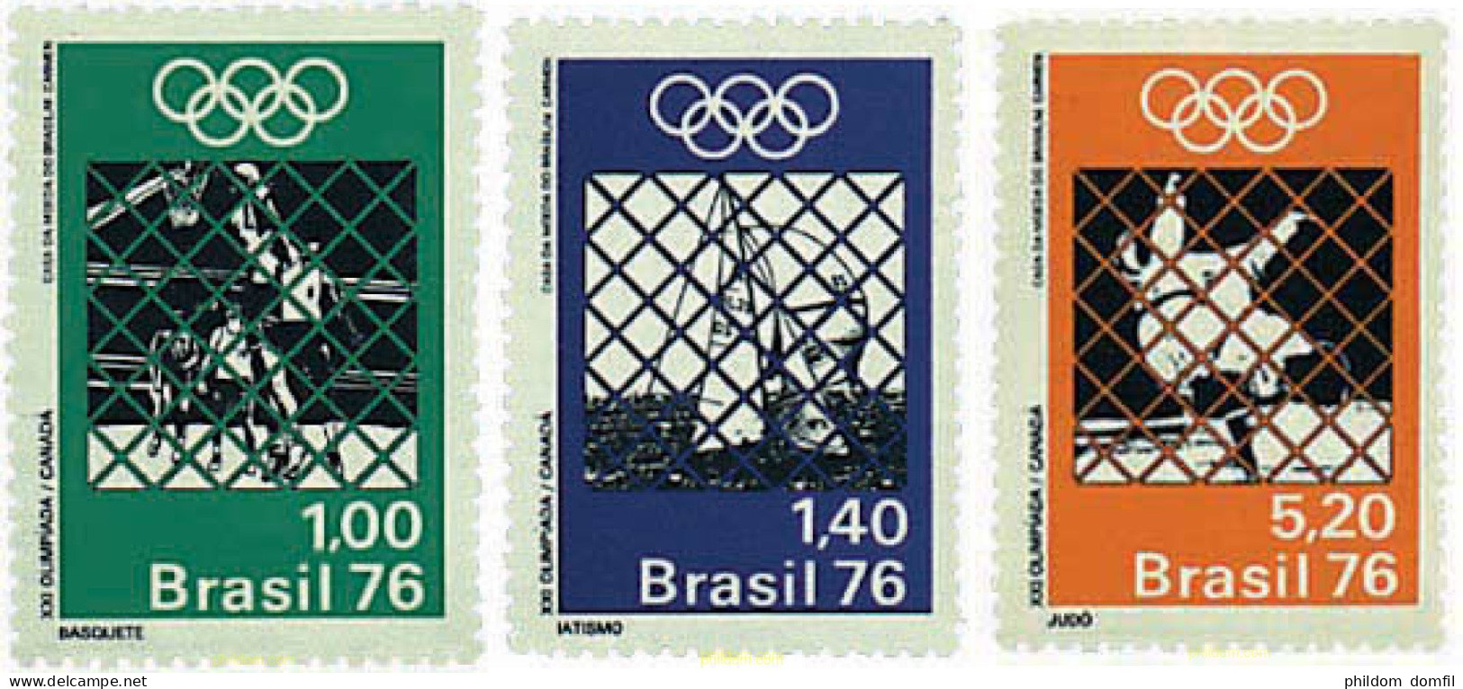 53933 MNH BRASIL 1976 21 JUEGOS OLIMPICOS VERANO MONTREAL 1976 - Ungebraucht