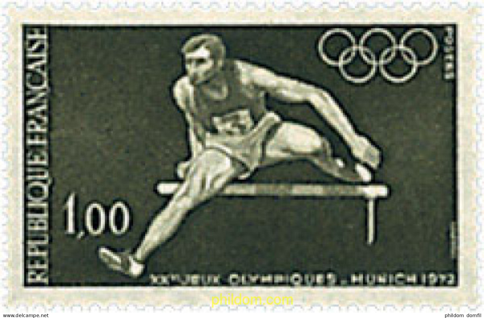 65633 MNH FRANCIA 1972 20 JUEGOS OLIMPICOS VERANO MUNICH 1972 - Andere & Zonder Classificatie