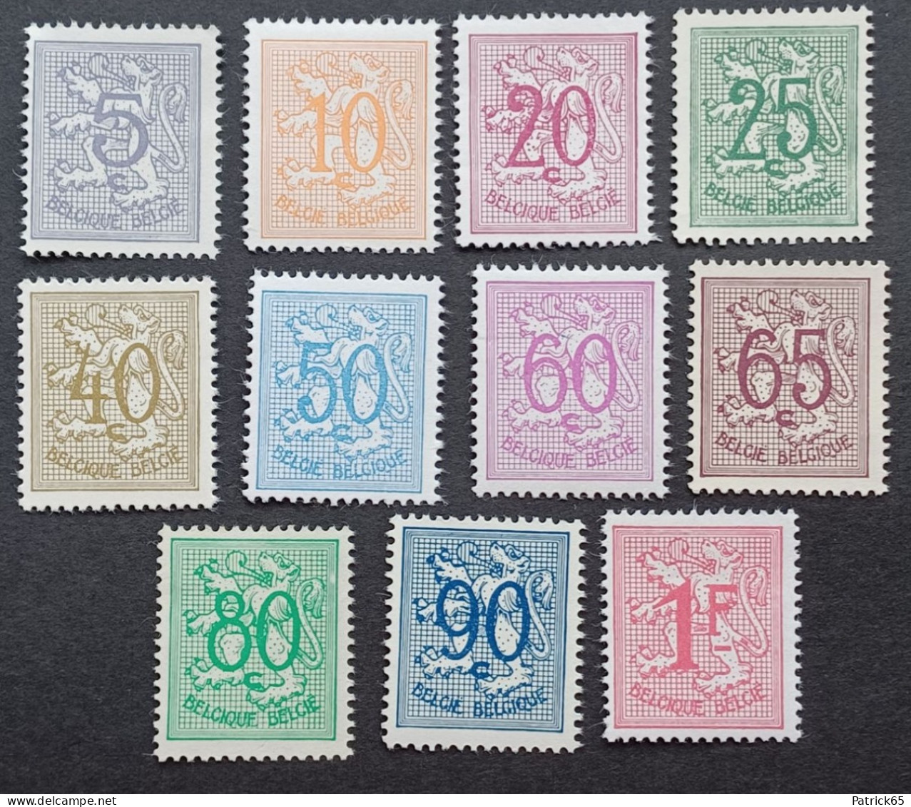 Belgie 1951 Heraldieke Leeuw Obp-849/859 MNH-Postfris-XXX - Unused Stamps
