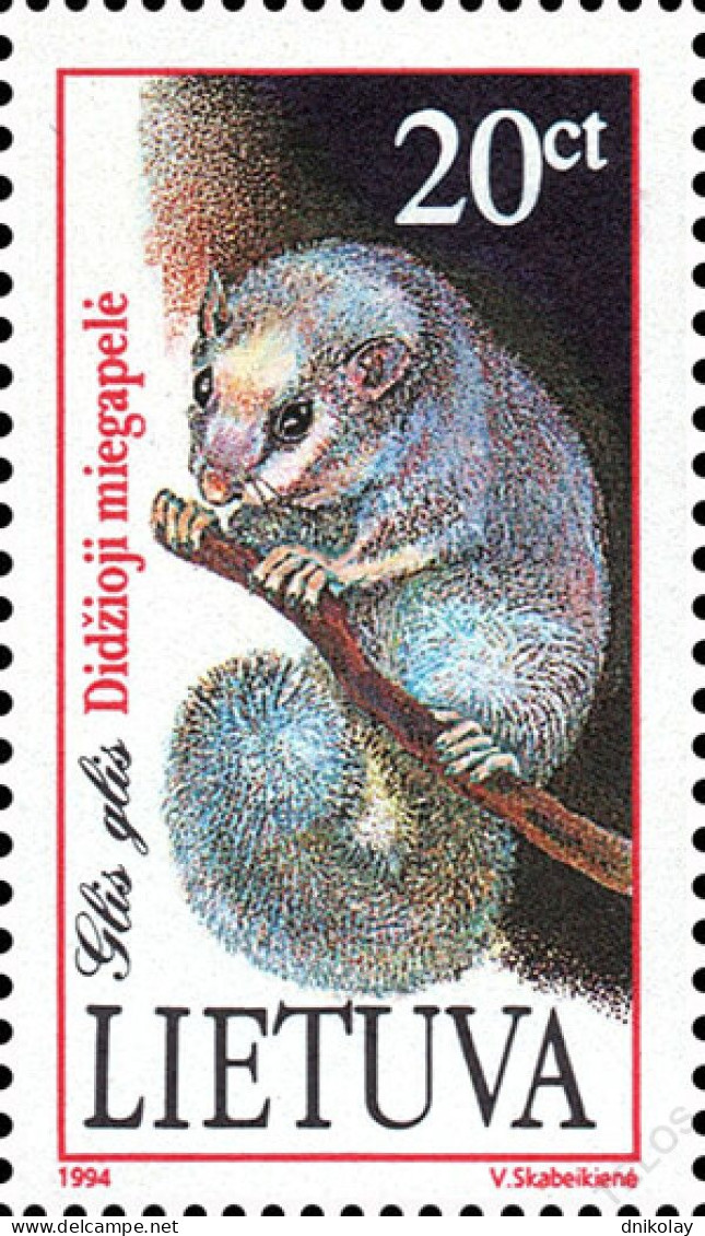 1994 567 Lithuania Mammals MNH - Litauen