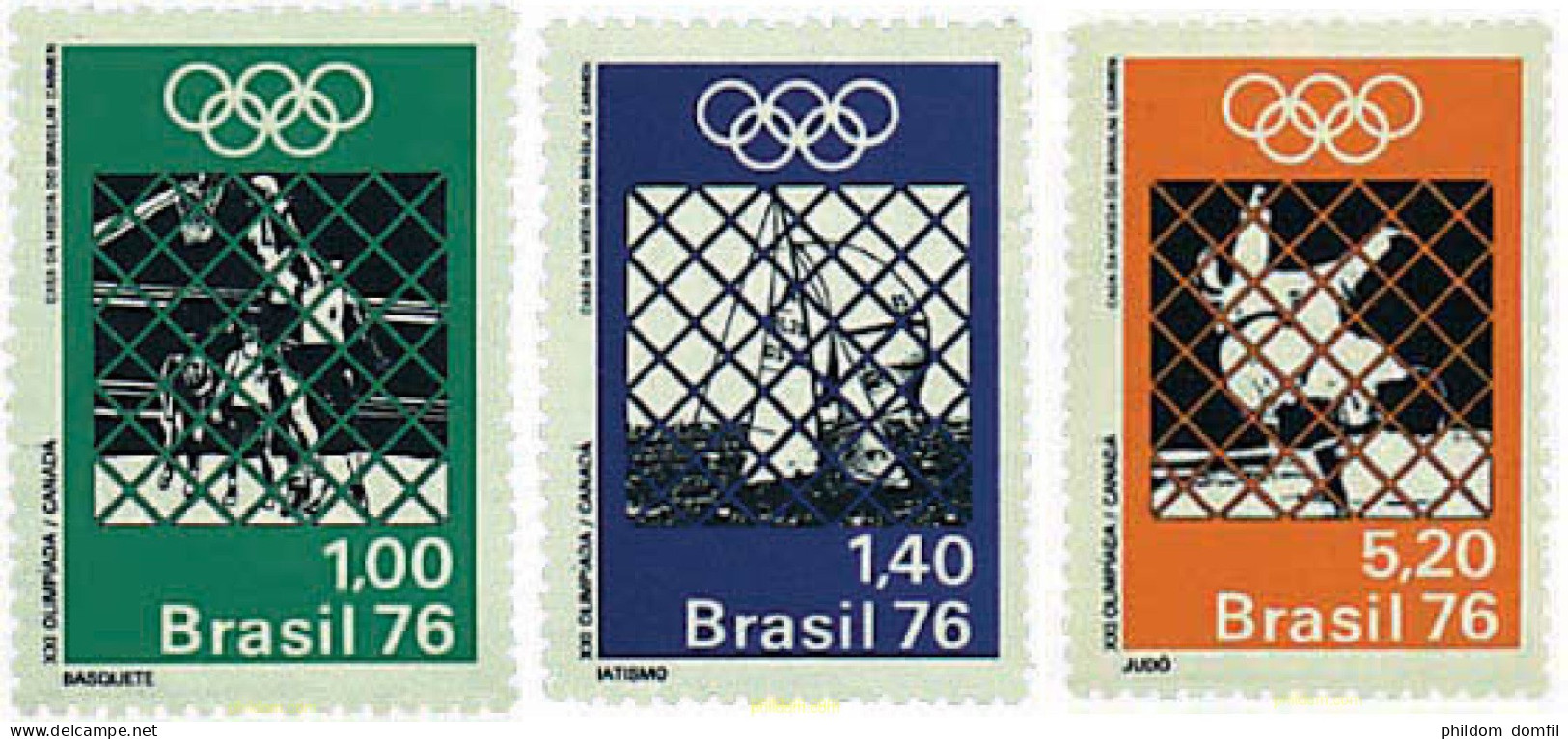 53933 MNH BRASIL 1976 21 JUEGOS OLIMPICOS VERANO MONTREAL 1976 - Unused Stamps