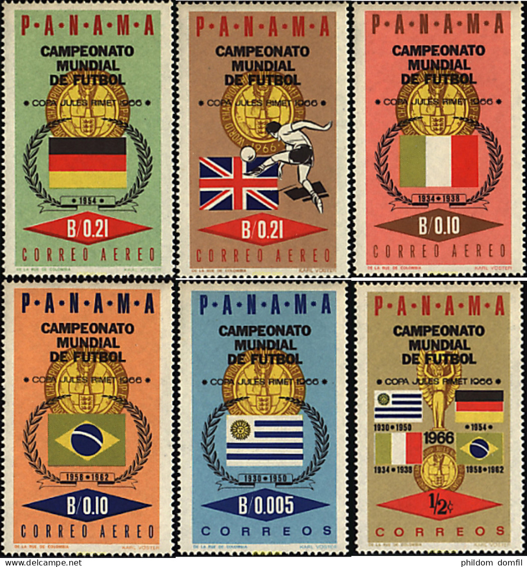 26996 MNH PANAMA 1966 COPA DEL MUNDO DE FUTBOL. INGLATERRA-66 - Panama