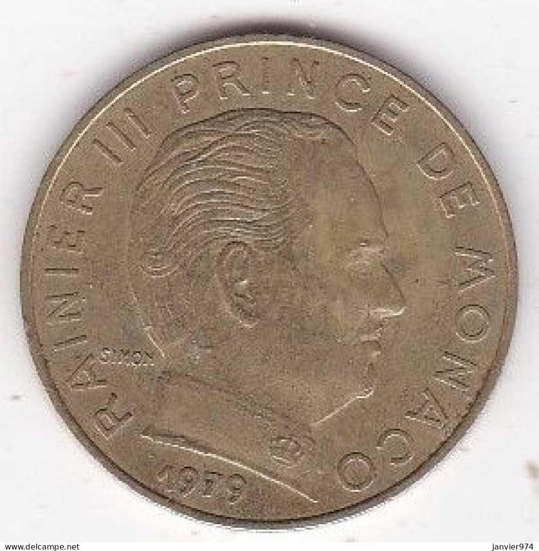 Monaco. 20 Centimes 1979  RAINIER III. Cupro-Nickel - 1960-2001 Nouveaux Francs