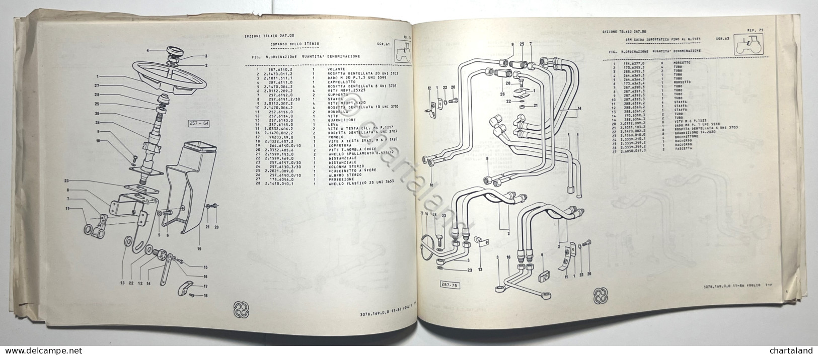 Catalogo Ricambi Originali Lamborghini Trattori - R 1106 - Ed. 1986 - Sonstige & Ohne Zuordnung