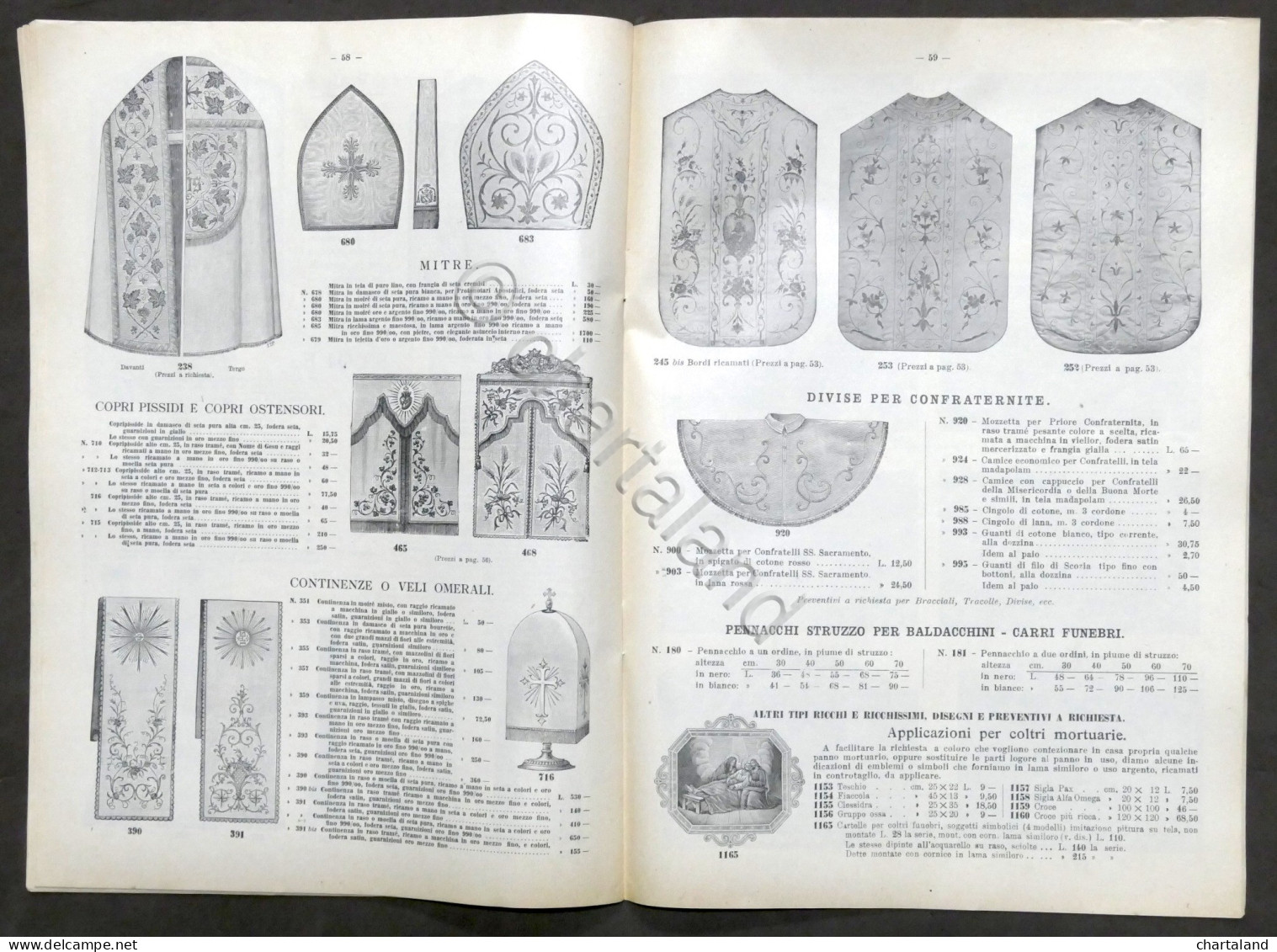 Catalogo Fratelli Bertarelli - Forniture Chiese E Articoli Religiosi - 1935 - Autres & Non Classés
