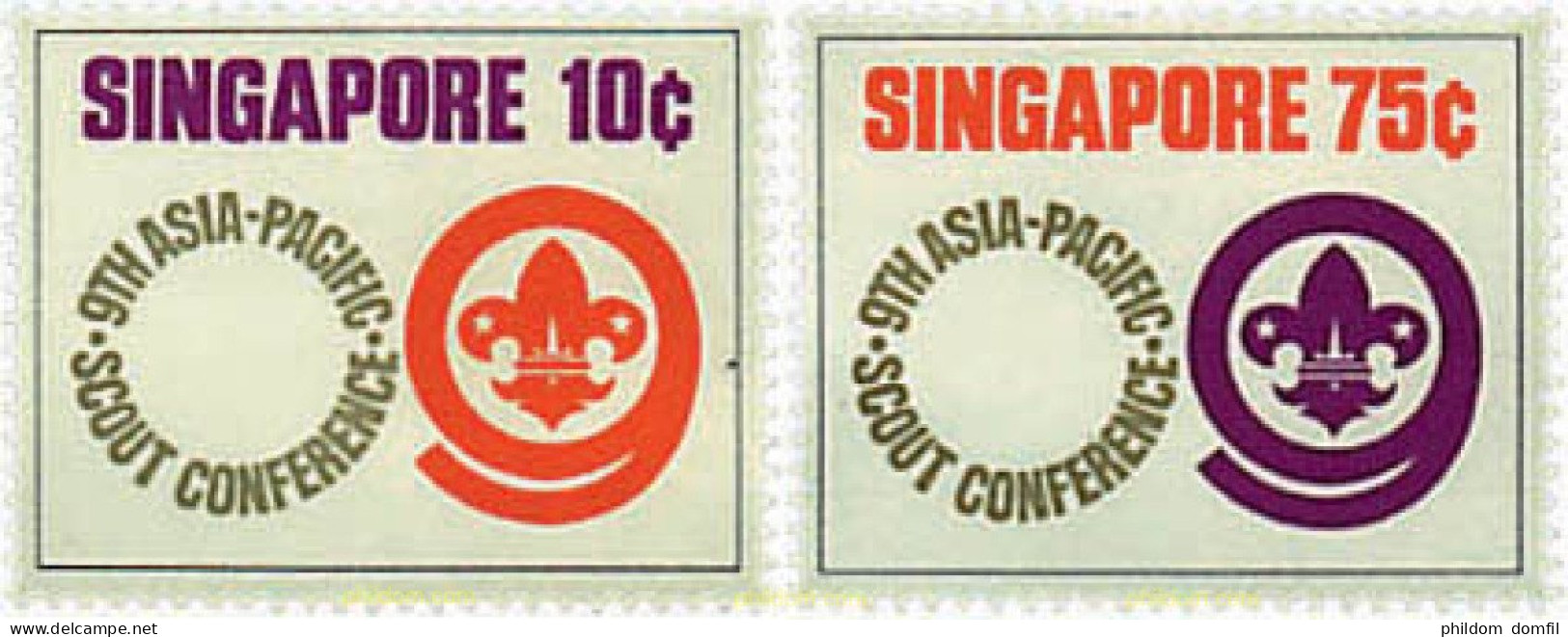 38440 MNH SINGAPUR 1974 9 CONFERENCIA DE ESCULTISMO EN ASIA - Singapour (1959-...)