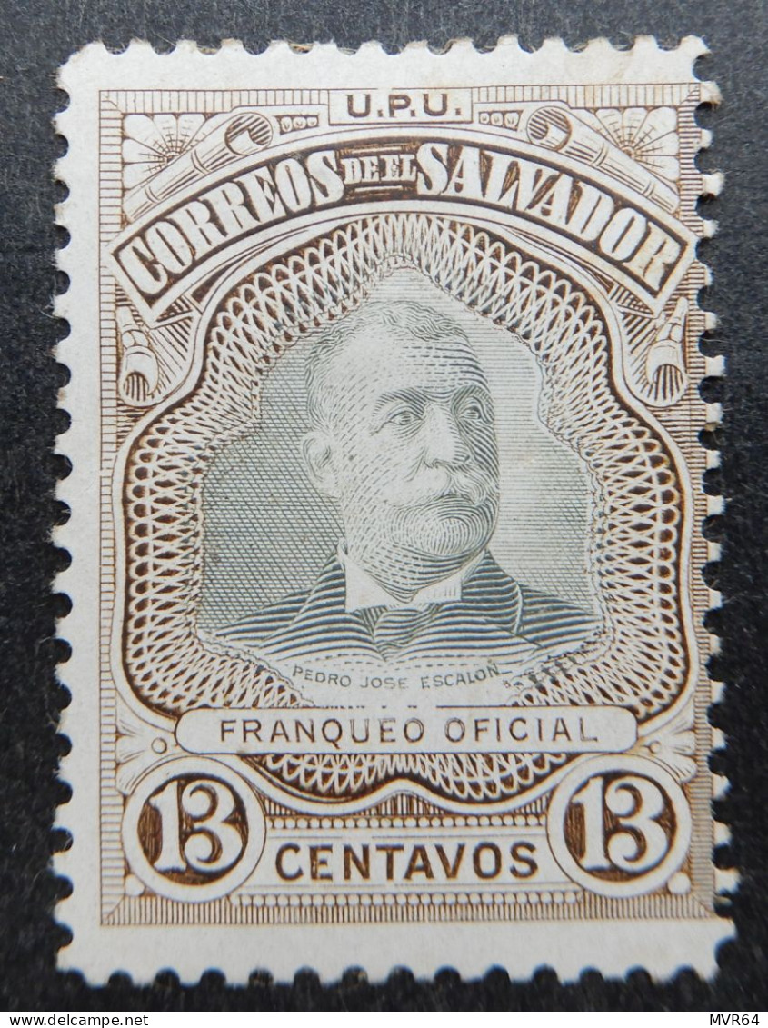 El Salvador 1906 (7) President Pedro José Escalon - El Salvador