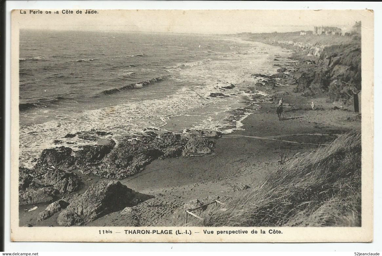 Vue Perspective De La Côte    1930     N° 11bis - Tharon-Plage