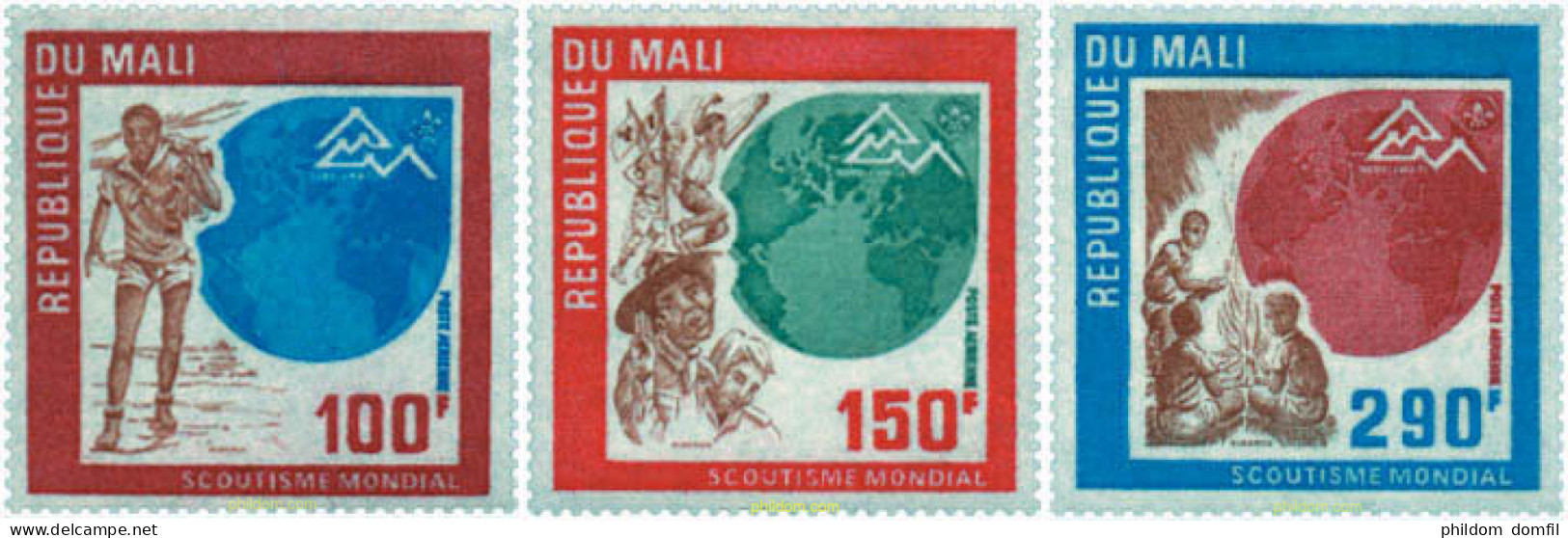 38134 MNH MALI 1975 JAMBOREE MUNDIAL EN NORUEGA - Mali (1959-...)